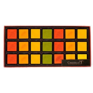 Coffret de chocolats à la liqueur