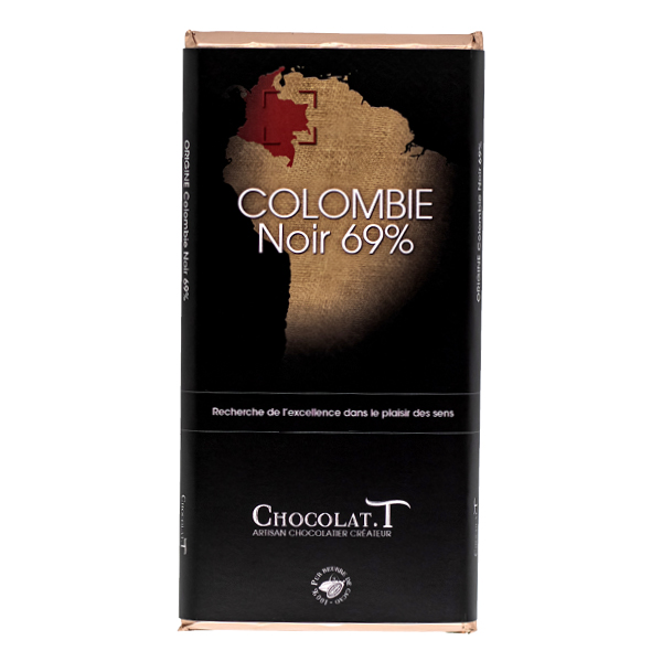 tablette chocolat noir colombie 69%